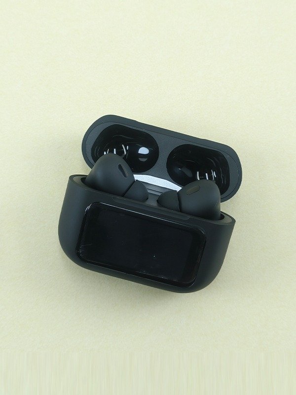 A9 Pro Smart Screen Wireless Earbuds Black - Image 4
