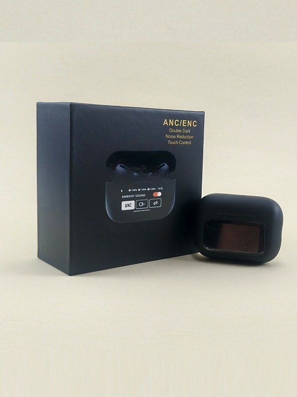 A9 Pro Smart Screen Wireless Earbuds Black