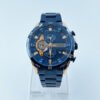 Curren Chronograph Watch — Navy Blue