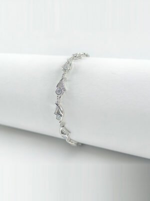 1-3.jpg Xuping | Eternal Swirl Cubic Zirconia Tennis Bracelet