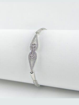 1-4.jpg Xuping | Infinite Teardrop Pavé Statement Bracelet