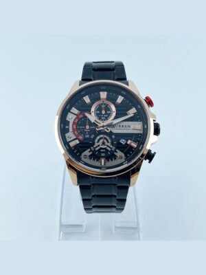 4-2.jpg Curren Chronograph Watch — Black