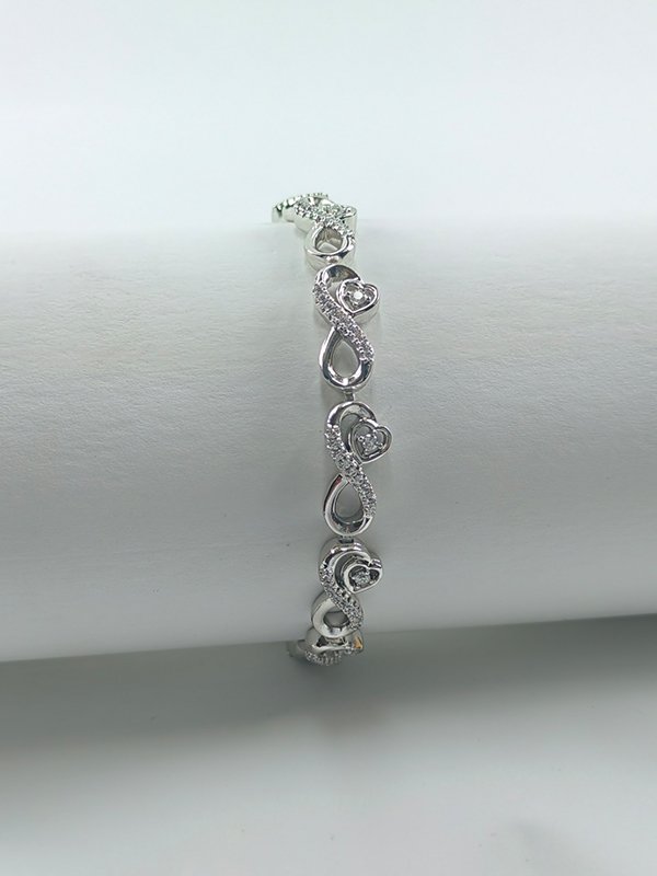 bracelet-3-a.jpg Xuping Silver Infinity Heart Bracelet