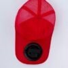 USB rechargeable cooling fan cap black breathable mesh Pakistan