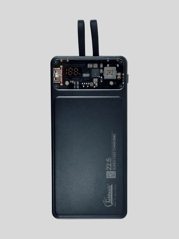 Crystal 10000mAh Power Bank with Built-In Cables | Martgoz