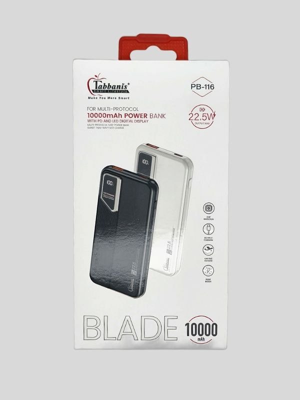 3 Blade 10000mAh Power Bank – 22.5W Fast Charging | Martgoz