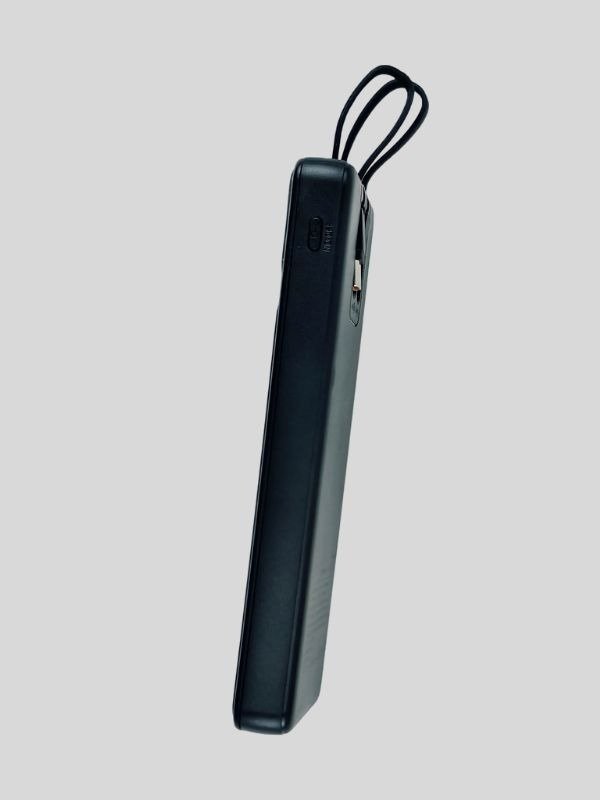 Crystal 10000mAh Power Bank with Built-In Cables | Martgoz