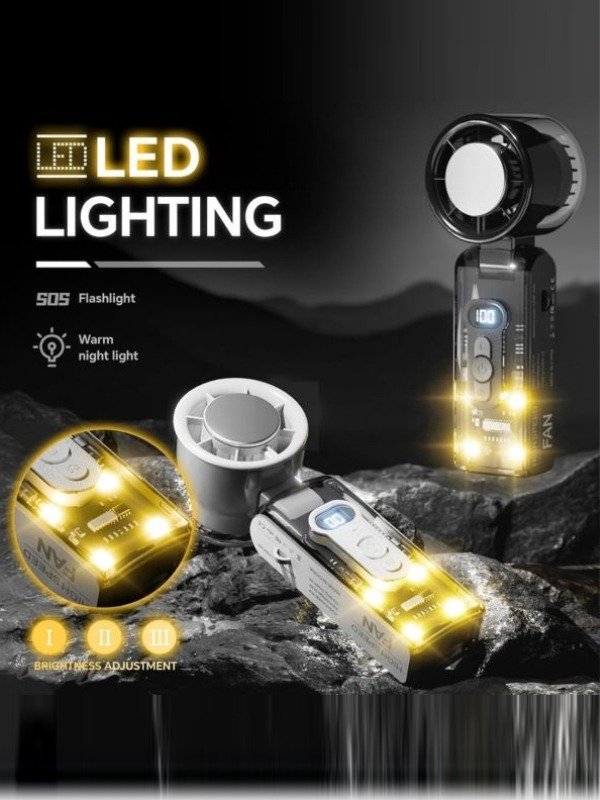 Untitled design - 1 Portable Turbo Handheld Fan with Digital LED Display