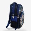 Batman 2 Black kids backpack front view showing 15 x 12 inch dimensions with cartoon character print