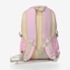 Large Pink 3 Large pink backpack front view showing 18 x 12 inch dimensions and clear display pocket