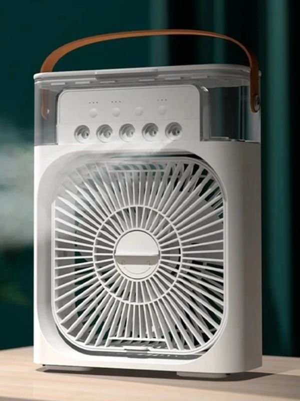 Mini USB Cooling Fan with Mist – Portable Air Cooler | Martgoz