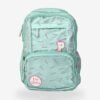 green 1 Mint green Princess-themed backpack for girls showing 16 x 12 inch dimensions