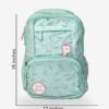 green 1 size Fashion Mint Green Princess Backpack – Durable School & Travel Bag for Girls