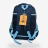 minions 2 Blue kids backpack front view showing 15 x 12 inch dimensions with cartoon character print