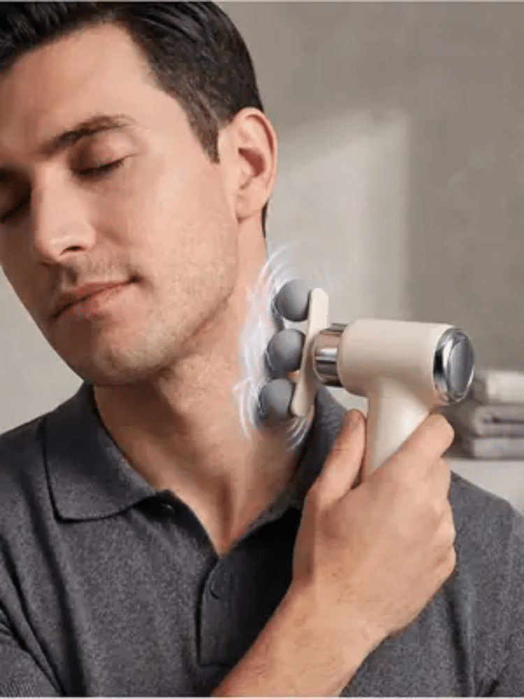 VIVITO Professional Massage Gun – 9 Heads, 6 Speeds, 1200mAh Brushless Motor VIVITO Professional Massage Gun – 9 Heads, 6 Speeds, 1200mAh Brushless Motor