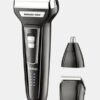 Kemei 3-in-1 Grooming Kit KM-6558 – Rechargeable Shaver, Nose Trimmer & Comb Set