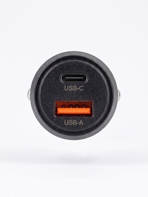 Toocki 48W Car Fast Charger – 2-in-1 USB-C + USB-A Dual Port Adapter (Black) Toocki 48W Car Fast Charger – 2-in-1 USB-C + USB-A Dual Port Adapter (Black)