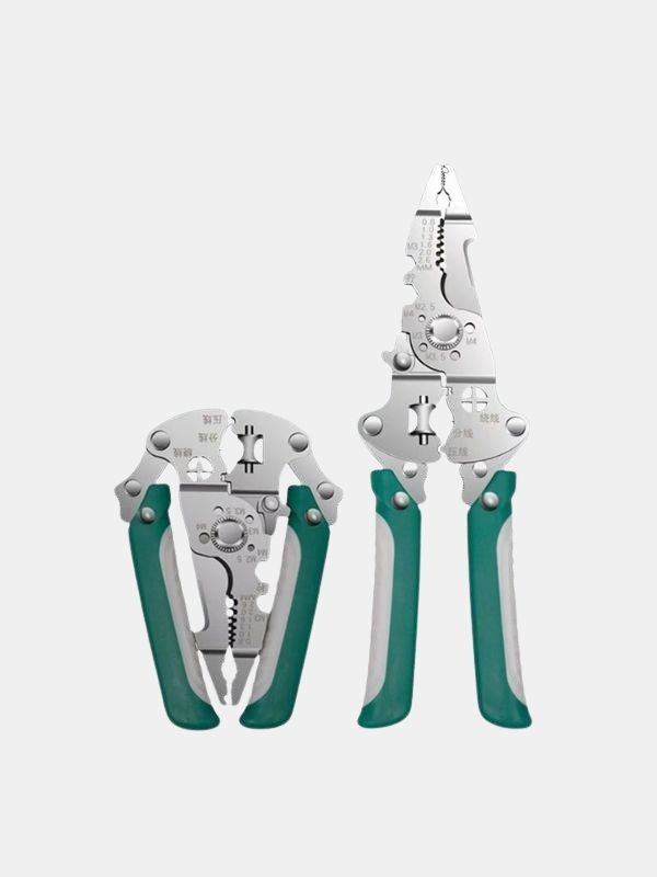 16-in-1 Foldable Wire Stripping Pliers – Multi-Function Electrician Crimping & Cutting Tool 16-in-1 Foldable Wire Stripping Pliers – Multi-Function Electrician Crimping & Cutting Tool