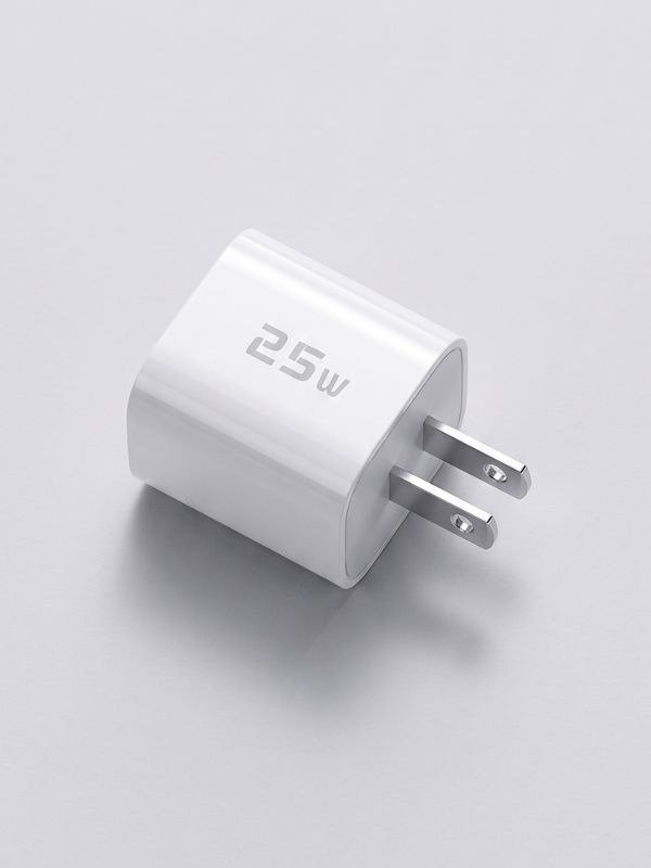 Toocki 25W USB-C GaN Fast Charger – Compact PD Adapter for Galaxy & Android (White)