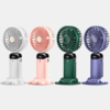 Rechargeable Mini Hand Fan with LED Display – 5 Speed Modes, Portable & Kid-Friendly