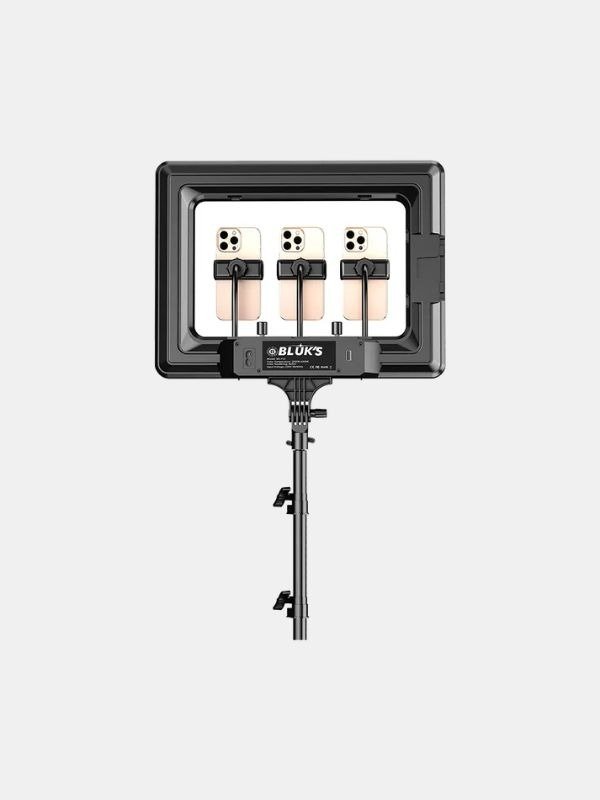 BX-713 3-in-1 Phone Holder & StudioGlow LED Ring Light – Remote Control