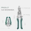 16-in-1 Foldable Wire Stripping Pliers – Multi-Function Electrician Crimping & Cutting Tool 16-in-1 Foldable Wire Stripping Pliers – Multi-Function Electrician Crimping & Cutting Tool