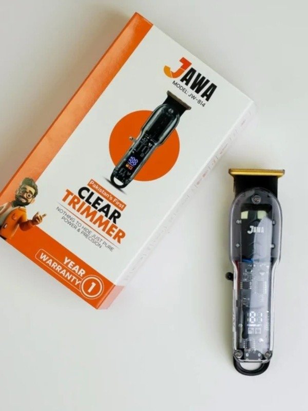 JAWA Clear Trimmer JW-814 – Pakistan's First Transparent Design Trimmer