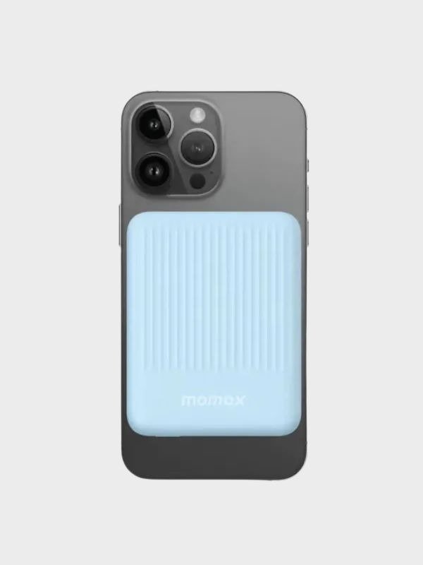 Momax Q.Mag Minimal 5000mAh MagSafe Wireless Power Bank – 15W Magnetic Charging (IP122)