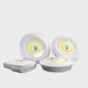 Pack of 3 Wireless LED Night Lights with Remote – 3W Ultra Bright COB Under Cabinet Lights