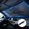 Foldable Umbrella-Style Car Windshield Sun Shade – UV & Heat Protection Cover