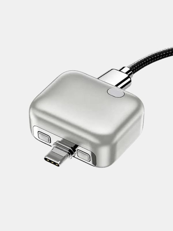 Type-C Smart Auto Stop Charging Adapter – Physical Disconnect Battery Guard with Anti-Overcharge Protection Type-C Smart Auto Stop Charging Adapter – Physical Disconnect Battery Guard with Anti-Overcharge Protection