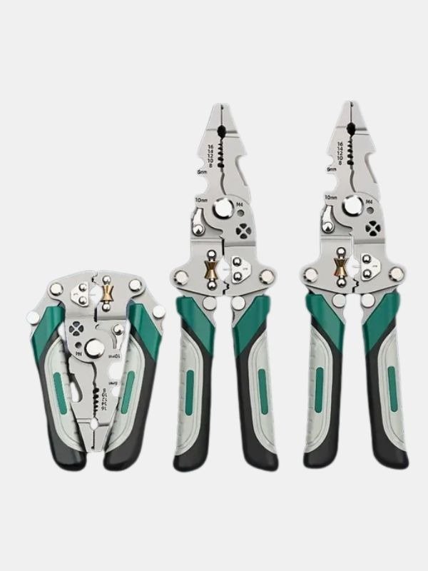 16-in-1 Foldable Wire Stripping Pliers – Multi-Function Electrician Crimping & Cutting Tool 16-in-1 Foldable Wire Stripping Pliers – Multi-Function Electrician Crimping & Cutting Tool