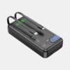 XON-PRO Power Bank 20000mAh – BX-313 | Built-in Cables, 22.5W PD+QC3.0