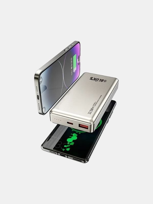 Aluminum Body Power Bank 20000mAh – BX-400 | 22.5W Super Fast Charging