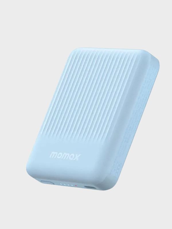 Momax Q.Mag Minimal 5000mAh MagSafe Wireless Power Bank – 15W Magnetic Charging (IP122)