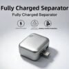 Type-C Smart Auto Stop Charging Adapter – Physical Disconnect Battery Guard with Anti-Overcharge Protection Type-C Smart Auto Stop Charging Adapter – Physical Disconnect Battery Guard with Anti-Overcharge Protection