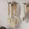 Foldable Wall-Mount Rotating Hook Rack – Space-Saving Kitchen & Bathroom Organizer