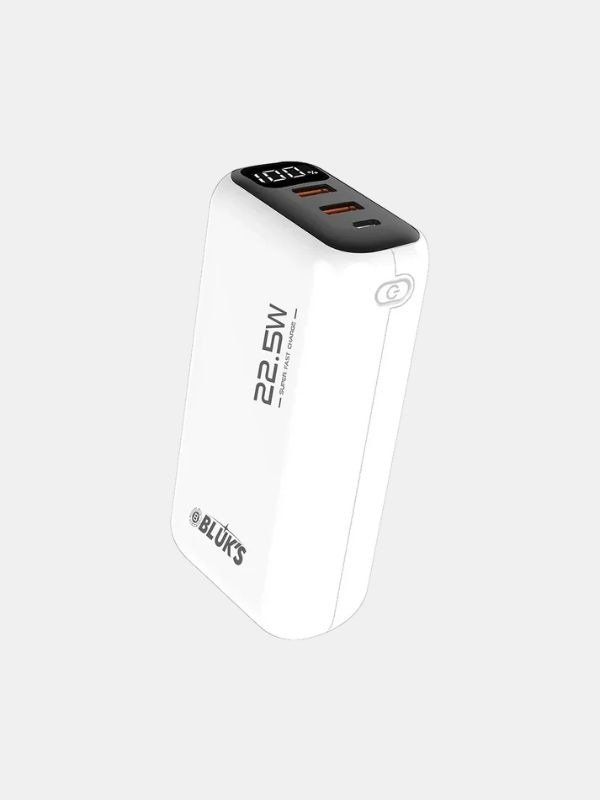 SwiftCharge Power Bank 30000mAh – BX-401 | Built-in Cables, Digital Display