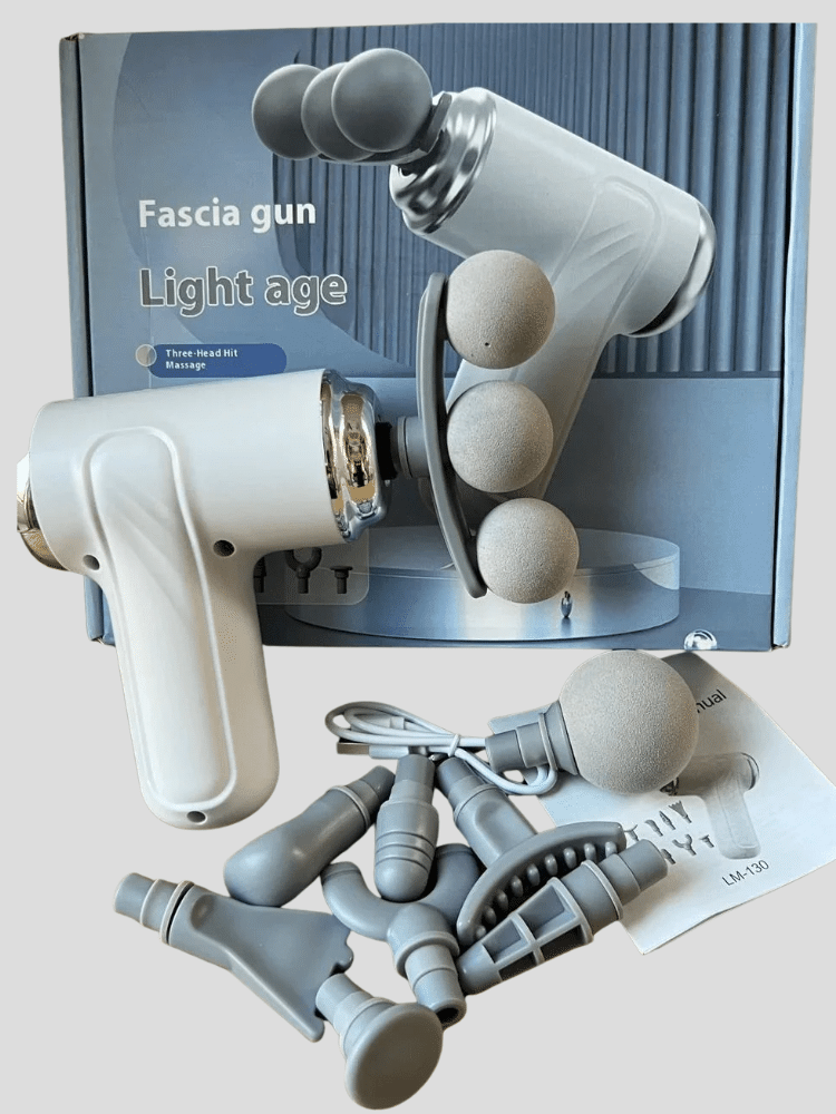 VIVITO Professional Massage Gun – 9 Heads, 6 Speeds, 1200mAh Brushless Motor VIVITO Professional Massage Gun – 9 Heads, 6 Speeds, 1200mAh Brushless Motor
