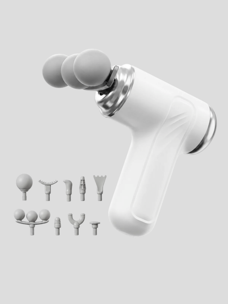 VIVITO Professional Massage Gun – 9 Heads, 6 Speeds, 1200mAh Brushless Motor VIVITO Professional Massage Gun – 9 Heads, 6 Speeds, 1200mAh Brushless Motor
