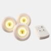 Pack of 3 Wireless LED Night Lights with Remote – 3W Ultra Bright COB Under Cabinet Lights