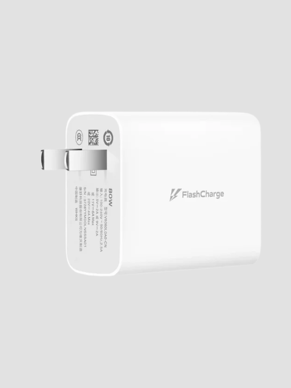 Vivo iQOO 80W Super Flash Charger (Original) – Includes 6A Type-C Cable