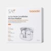 Toocki Wireless Earbuds with Noise Cancellation – Bluetooth 5.4 In-Ear Headset (White)