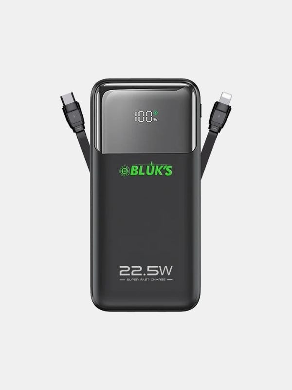 XON-PROMAX Power Bank 20000mAh – BX-314 | Built-in Cables, 22.5W PD+QC3