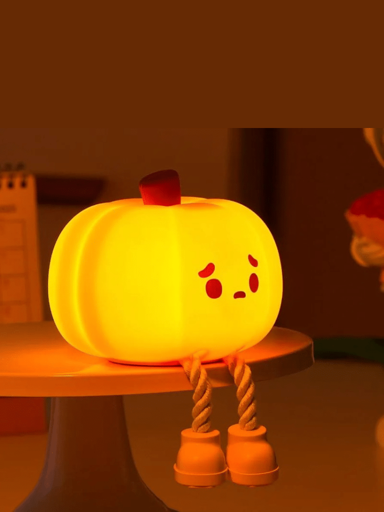 Dylviw Pumpkin Night Light – Cute Silicone Touch Lamp, Dimmable & USB Rechargeable Dylviw Pumpkin Night Light – Cute Silicone Touch Lamp, Dimmable & USB Rechargeable