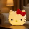 Cute Cat Face Silicone Night Light – Soft Squishy USB Warm Glow Lamp for Bedroom & Desk