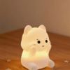 Mini Kitten Silicone Night Light JYL-5073 – Tap Control Squishy RGB LED Lamp, USB Rechargeable