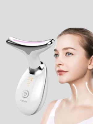 Neck Lifting & Tightening Massager – EMS Microcurrent Face & Neck Device with Red, Blue & Green LED Light Therapy Neck Lifting & Tightening Massager – EMS Microcurrent Face & Neck Device with Red, Blue & Green LED Light Therapy