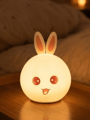 Color Changing Rabbit Silicone Night Light – Soft Touch LED Lamp for Kids, USB Rechargeable Color Changing Rabbit Silicone Night Light – Soft Touch LED Lamp for Kids, USB Rechargeable