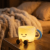 Coffee Cup Silicone Night Light – Touch Dimmable Color Changing LED Lamp, USB Rechargeable
